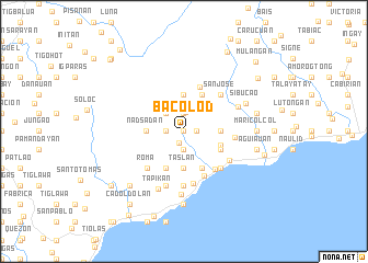 map of Bacolod