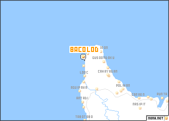 map of Bacolod