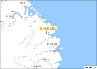 map of Bacolod