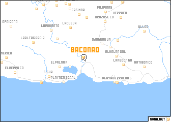 map of Baconao