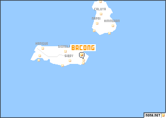 map of Bacong