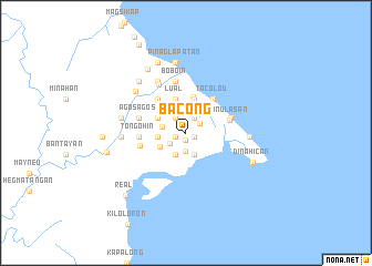map of Bacong