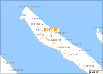 map of Bacong