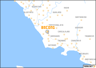 map of Bacong