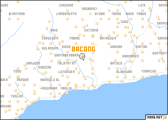 map of Bacong