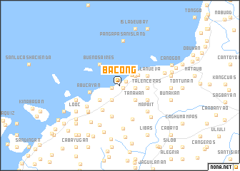 map of Bacong