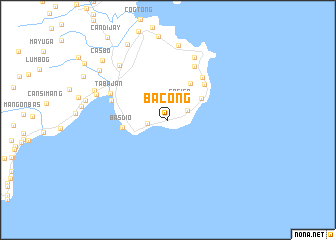 map of Bacong