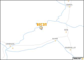 map of Bacon