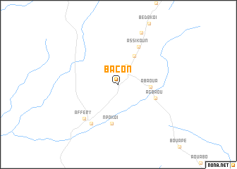 map of Bacon
