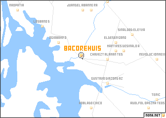 map of Bacorehuis