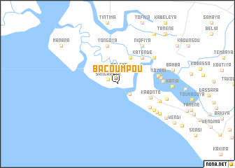 map of Bacoumpou