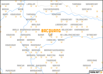 map of Bac Quang