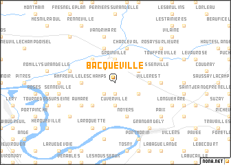 map of Bacqueville