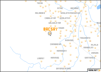 map of Bacsay