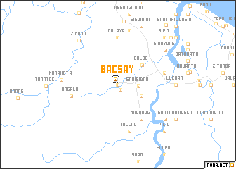 map of Bacsay