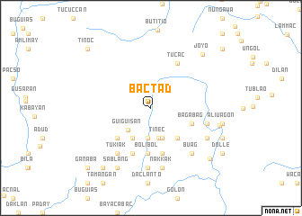 map of Bactad