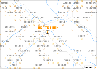 map of Bắc Tà Tuôm