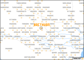 map of Bắc Thuận