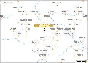 map of Bacugachic