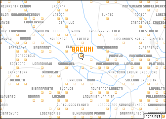 map of Bacumí