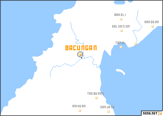 map of Bacungan