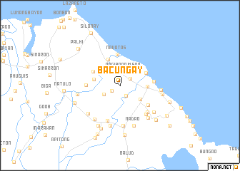 map of Bacungay