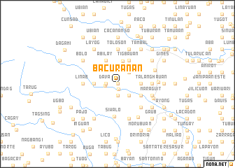 map of Bacuranan