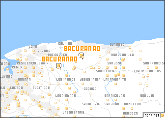 map of Bacuranao