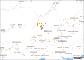 map of Bacuri