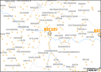 map of Bacuri
