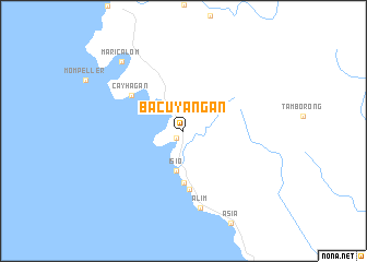 map of Bacuyangan