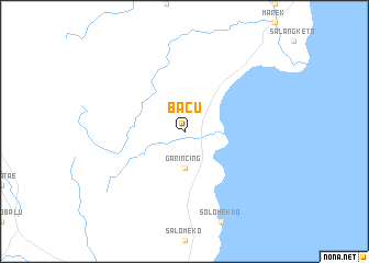 map of Bacu