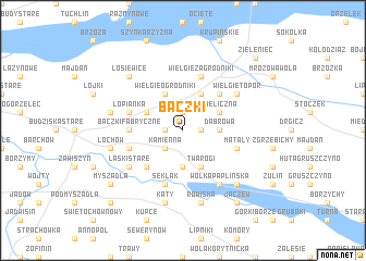 map of Baczki