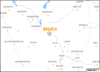 map of Badack