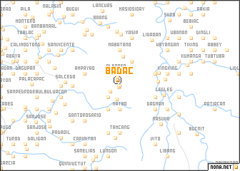 map of Badac