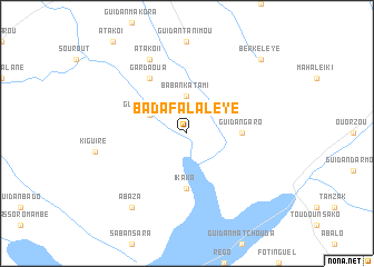 map of Badafalalèye