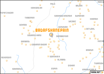 map of Bādafshān-e Pā\