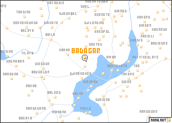 map of Badagar