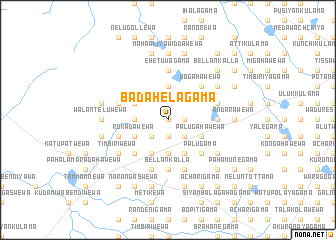 map of Badahelagama