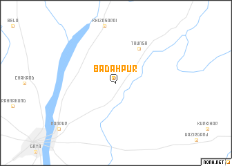 map of Badahpur