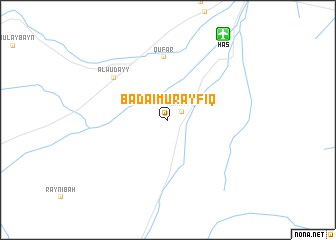 map of Badāʼi‘ Murayfiq