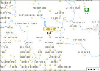 map of Bādair