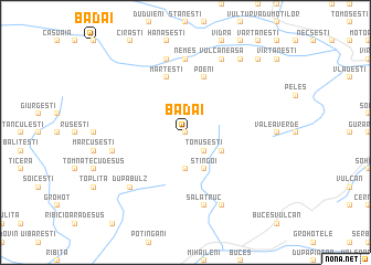 map of Bădăi