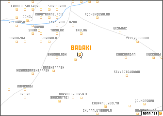 map of Bādakī