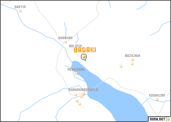 map of Bādakī