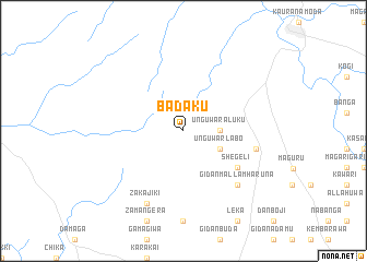 map of Badaku