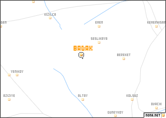 map of Badak