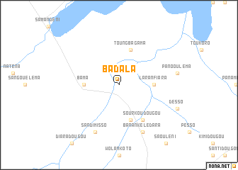 map of Badala