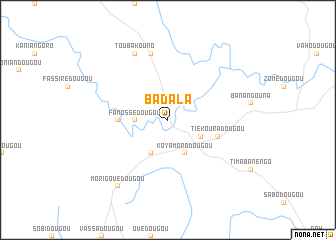 map of Badala