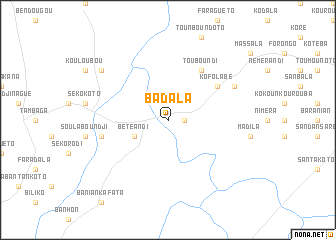 map of Badala